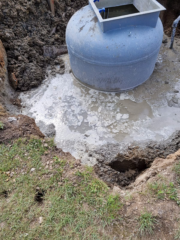 drainage installation