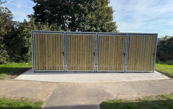 Bin Store Installation at Colton Crescent, Dover